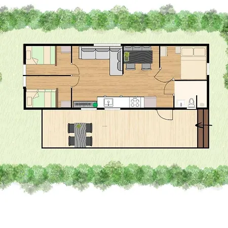 Boerennest - Heerlijk Met Overkapt Terras En 3 Slaapkamers - Max 5 Pers - 3 Km Noordzee - Locatie Op Moorhoek 10 אתר קמפינג *