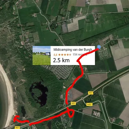Boerennest - Heerlijk Met Overkapt Terras En 3 Slaapkamers - Max 5 Pers - 3 Km Noordzee - Locatie Op Moorhoek 10 Campingplatz *